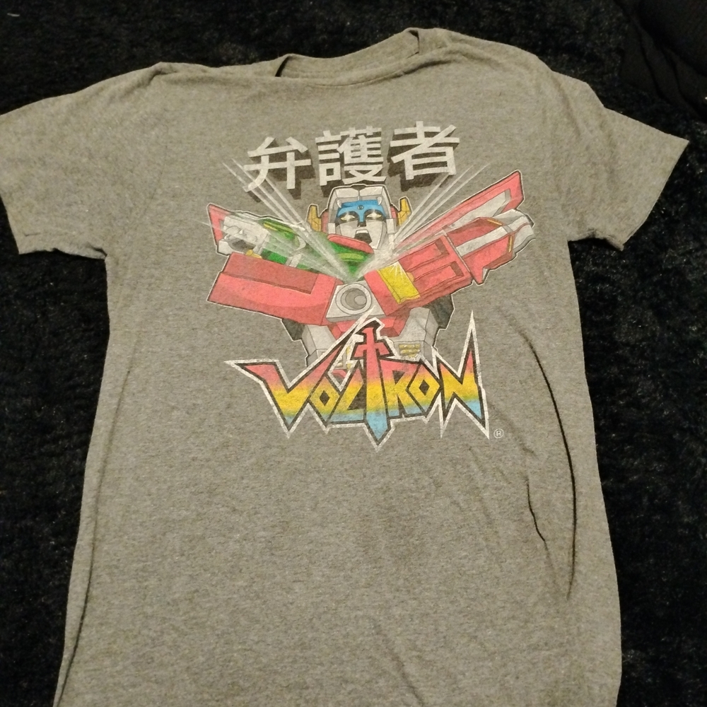Voltron Graphic Short Sleeve Tee - Gray